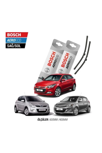 Hyundai İ20 2017 Model Bosch Aeroeco Muz Silecek Takımı ürün görseli 1
