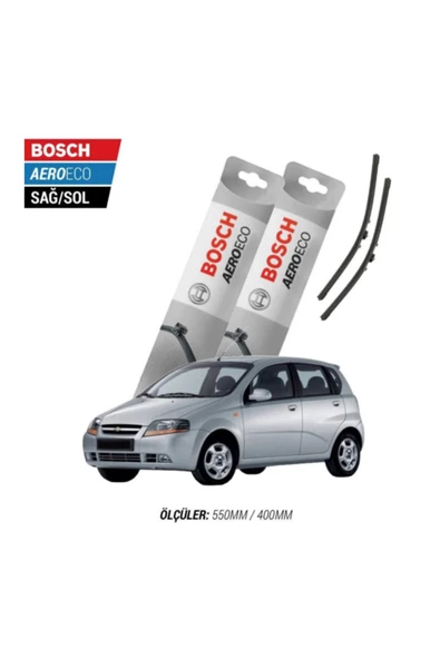 Chevrolet Kalos 2006 Model Bosch Aeroeco Muz Silecek Takımı ürün görseli 1