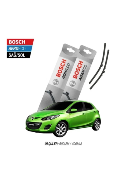 Mazda - Mazda 2 2010 Model Bosch Aeroeco Muz Silecek Takımı ürün görseli 1