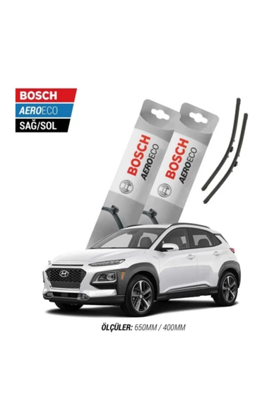 Hyundai Kona 2019 Model Bosch Aeroeco Muz Silecek Takımı ürün görseli 1
