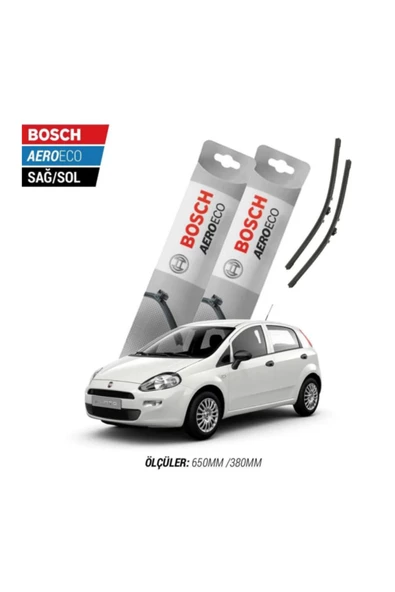 Fiat Punto 2007 Model Bosch Aeroeco Muz Silecek Takımı ürün görseli 1