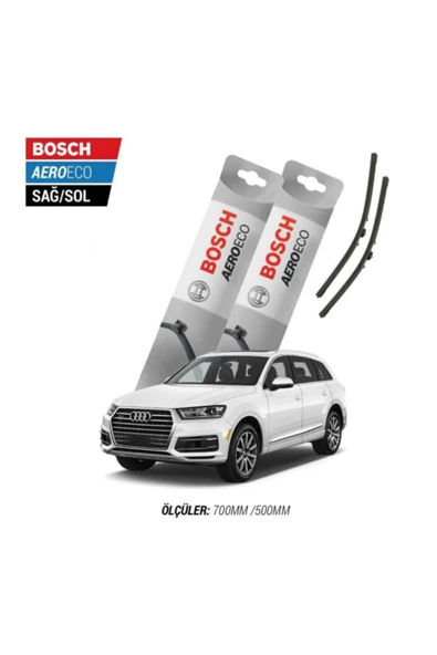Audi Q7 2017 Model Bosch Aeroeco Muz Silecek Takımı ürün görseli 1
