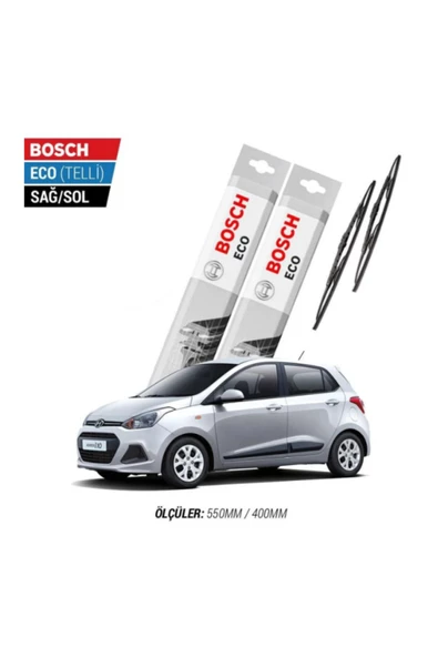 Hyundai İ10 2009 Model Silecek Takımı Bosch Eco (telli) ürün görseli 1