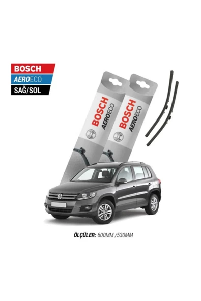 Volkswagen Tiguan 2007 Model Bosch Aeroeco Muz Silecek Takımı ürün görseli 1