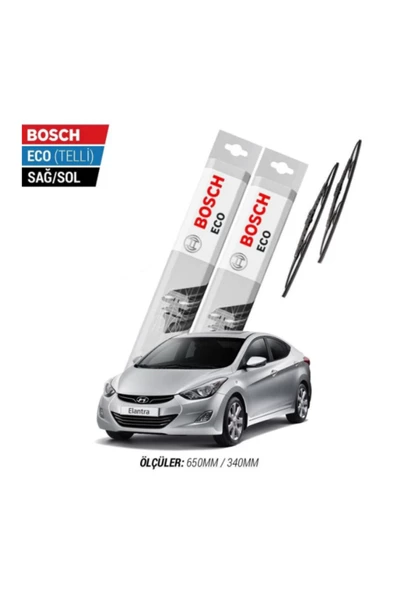 Hyundai Elantra 2014 Model Silecek Takımı Bosch Eco (telli) ürün görseli 1
