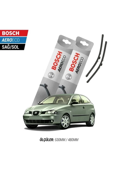 Seat İbiza 2003 Model Bosch Aeroeco Muz Silecek Takımı ürün görseli 1