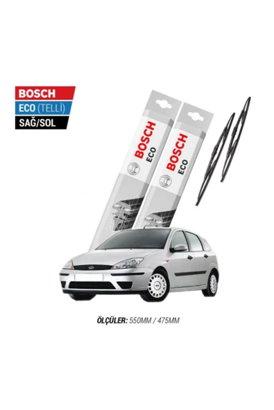 Ford Focus 2001 Model Silecek Takımı Bosch Eco (telli) ürün görseli 1