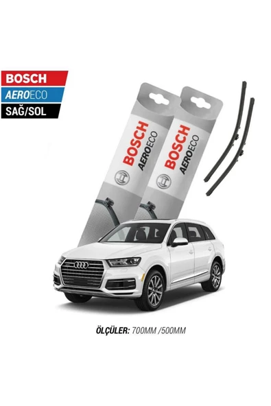 Audi Q7 2009 Model Bosch Aeroeco Muz Silecek Takımı ürün görseli 1