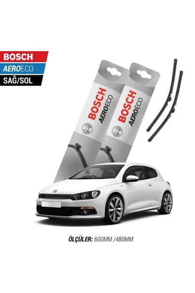 Volkswagen Scirocco 2011 Model Bosch Aeroeco Muz Silecek Takımı ürün görseli 1