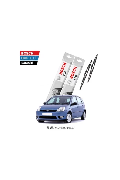 Ford Fiesta 2006 Model Silecek Takımı Bosch Eco (telli) ürün görseli 1