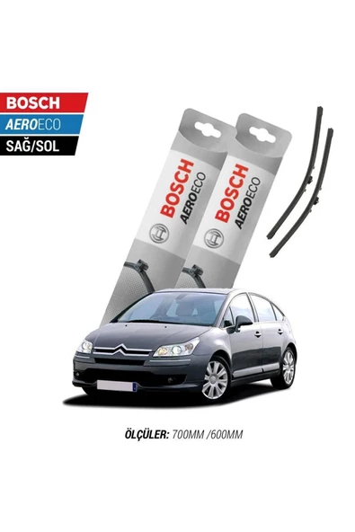 Citroen C4 2006 Model Bosch Aeroeco Muz Silecek Takımı ürün görseli 1