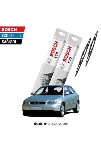 Audi A3 1998 Model Silecek Takımı Bosch Eco (telli) ürün görseli 1