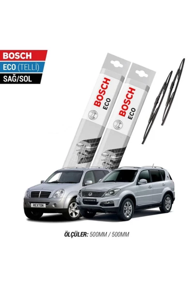 Ssangyong Rexton 2007 Model Silecek Takımı Bosch Eco (telli) ürün görseli 1