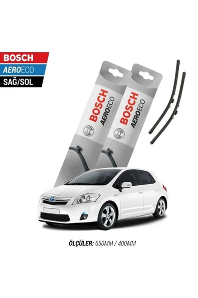 Toyota Auris 2007-2012 Model Bosch Aeroeco Muz Silecek Takımı
