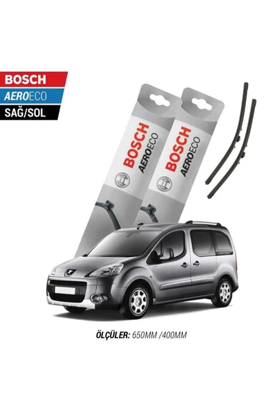 Peugeot Partner 2017 Model Bosch Aeroeco Muz Silecek Takımı