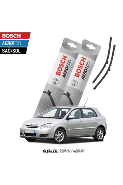 Toyota Corolla Hb 2006 Model Bosch Aeroeco Muz Silecek Takımı