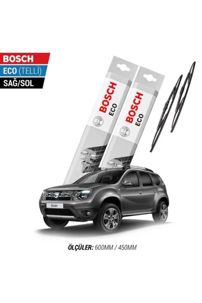 Dacia Duster 2016 Model Silecek Takımı Bosch Eco (telli) ürün görseli 1