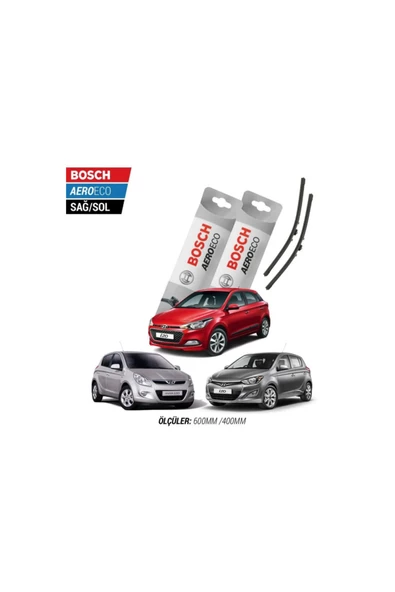 Hyundai İ20 2018 Model Bosch Aeroeco Muz Silecek Takımı ürün görseli 1