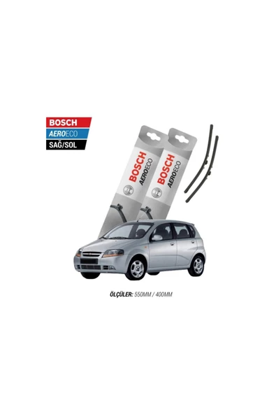 Chevrolet Kalos 2005 Model Bosch Aeroeco Muz Silecek Takımı ürün görseli 1