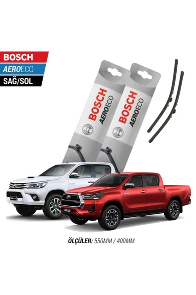 Toyota Hilux 2020 Model Bosch Aeroeco Muz Silecek Takımı ürün görseli 1
