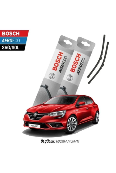 Renault Megane 4 2019 Model Bosch Aeroeco Muz Silecek Takımı ürün görseli 1