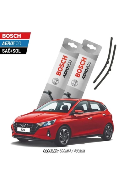 Hyundai I20 2021-2024 Model Bosch Aeroeco Muz Silecek Takımı ürün görseli 1