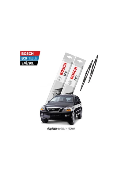 Kia Sorento 2005 Model Silecek Takımı Bosch Eco (telli) ürün görseli 1