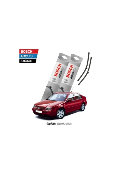 Volkswagen Bora 2004 Model Bosch Aeroeco Muz Silecek Takımı ürün görseli 1