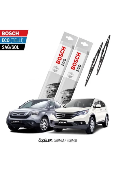 Honda Crv 2019 Model Silecek Takımı Bosch Eco (telli)