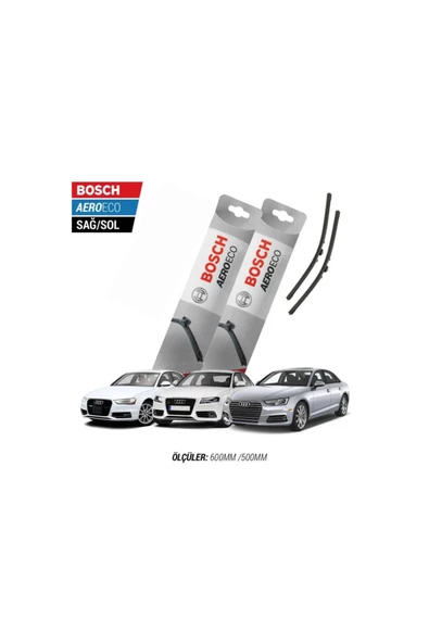 Audi A4 2020 Model Bosch Aeroeco Muz Silecek Takımı ürün görseli 1