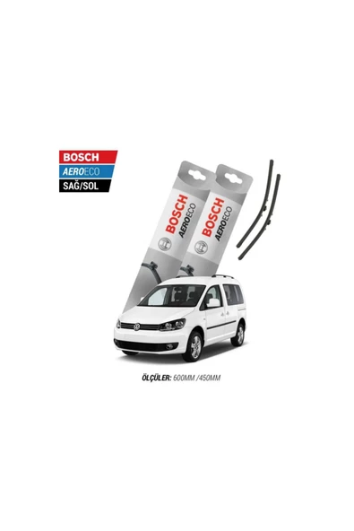 Volkswagen Caddy 2014 Model Bosch Aeroeco Muz Silecek Takımı ürün görseli 1