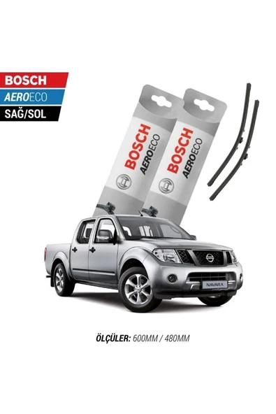 Nissan Navara Mayıs 2005-2014 Model Bosch Aeroeco Muz Silecek Takımı ürün görseli 1