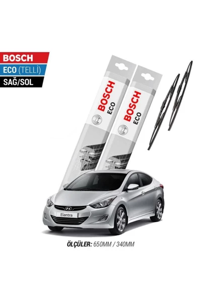 Hyundai Elantra 2013 Model Silecek Takımı Bosch Eco (telli) ürün görseli 1
