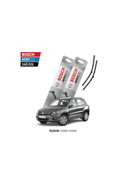 Volkswagen Tiguan 2007 Model Bosch Aeroeco Muz Silecek Takımı ürün görseli 1