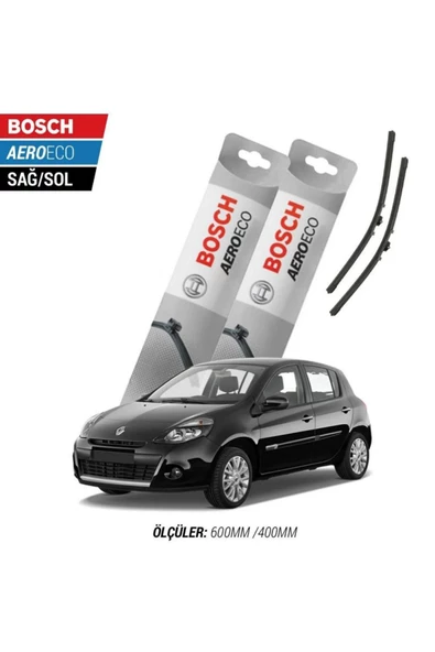 Renault Clio 3 2007-2015 Model Bosch Aeroeco Muz Silecek Takımı ürün görseli 1