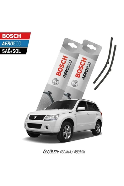 Suzuki Grand Vitara 2005-2024 Model Bosch Aeroeco Muz Silecek Takımı ürün görseli 1