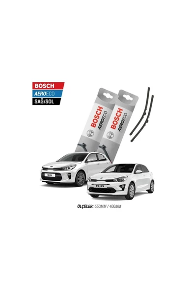 Kia Rio 2019 Model Bosch Aeroeco Muz Silecek Takımı ürün görseli 1