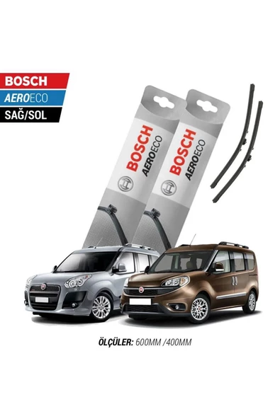 Fiat Doblo 2021 Model Bosch Aeroeco Muz Silecek Takımı ürün görseli 1