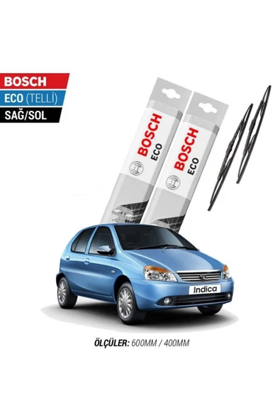 Tata İndica 2008 Model Silecek Takımı Bosch Eco (telli) ürün görseli 1