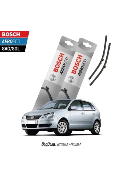 Volkswagen Polo 2007 Model Bosch Aeroeco Muz Silecek Takımı ürün görseli 1