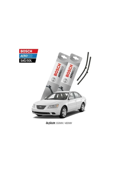 Hyundai Sonata 2009 Model Bosch Aeroeco Muz Silecek Takımı ürün görseli 1