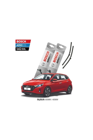 Hyundai i20 2022 Model Bosch Aeroeco Muz Silecek Takımı ürün görseli 1