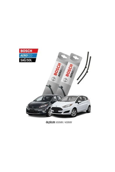 Ford Fiesta 2014 Model Bosch Aeroeco Muz Silecek Takımı ürün görseli 1