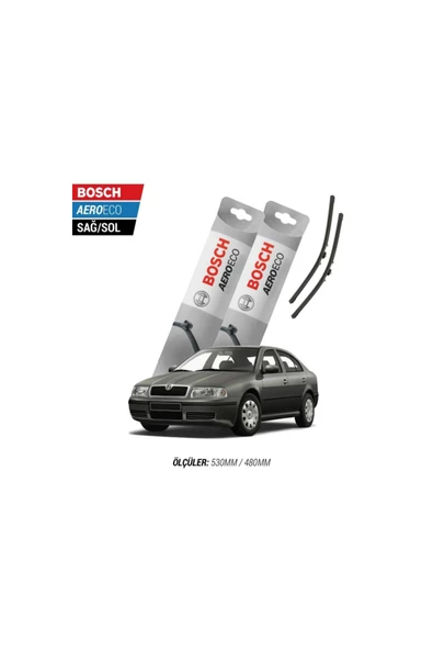 Skoda Octavia 2001 Model Bosch Aeroeco Muz Silecek Takımı