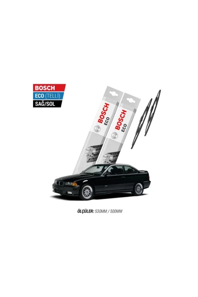 Bmw 3 Serisi E36 1996 Model Silecek Takımı Bosch Eco (Telli) ürün görseli 1