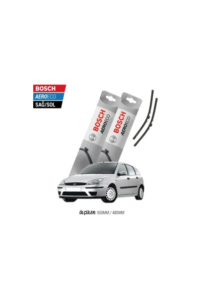 Ford Focus 1 2004 Model Bosch Aeroeco Muz Silecek Takımı ürün görseli 1