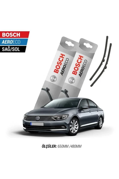 Volkswagen Passat B8/8.5 2020 Model Bosch Aeroeco Muz Silecek Takımı ürün görseli 1