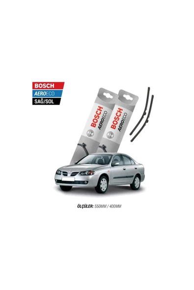 Nissan Almera 2004 Model Bosch Aeroeco Muz Silecek Takımı ürün görseli 1