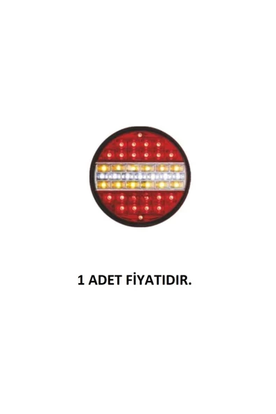 LED HAMBURGER STOP LAMBASI 24V SARI KIRMIZI BEYAZ 4 FONKSİYONLU ÇERAY 201309