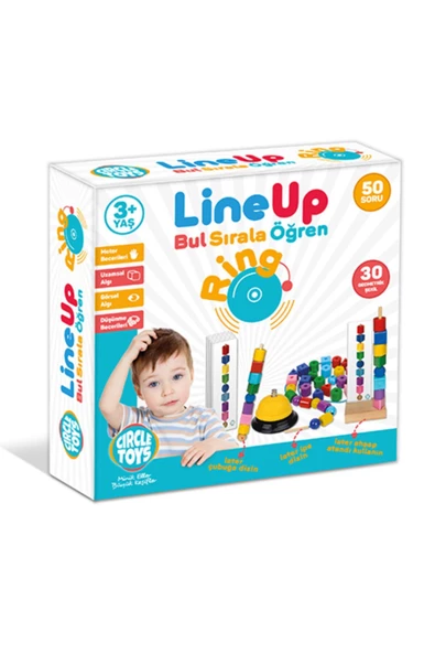 Circle Toys Line Up Ring Zilli Bul Sırala Oyunu Ipe Boncuk Dizme Oyunu